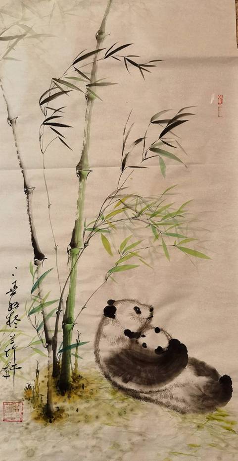 3水墨画《人间春蕴》127X79,作于2022年12月